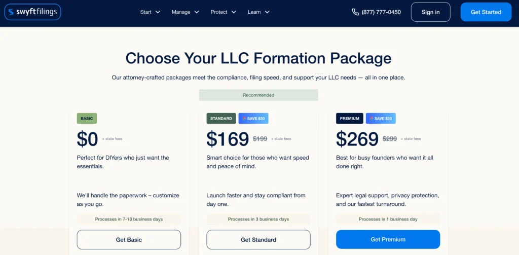 Swyft Filings - Pricing